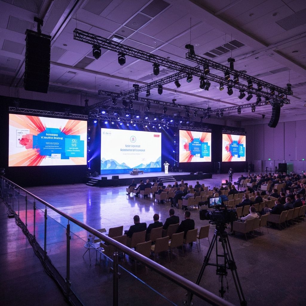 غرفة عمليات شركة — جدار شاشات